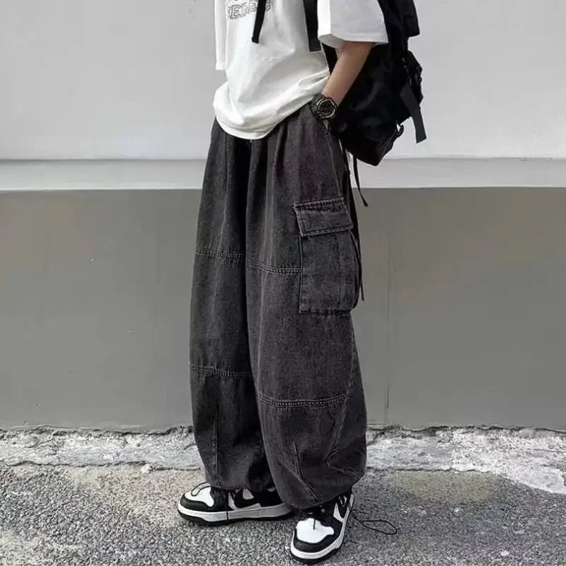 Unisex Baggy Wide Leg Jeans