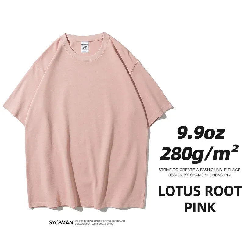 Men's Thick Cotton Short Sleeve Tee