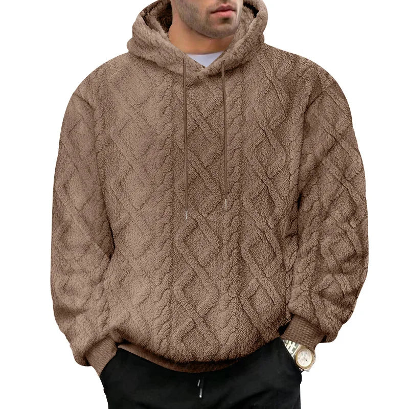 Men's Double-Sided Velvet Hoodie