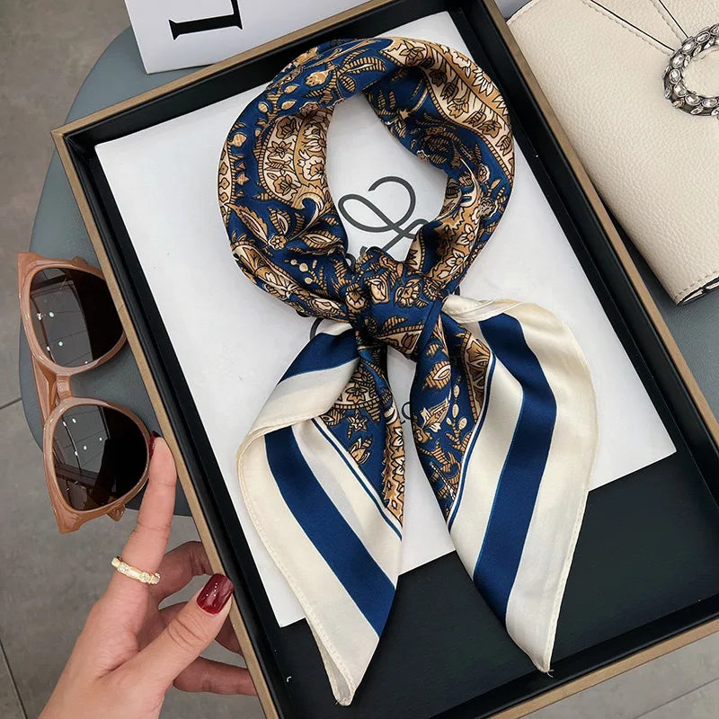 Women's Luxury Silk Square Scarf
