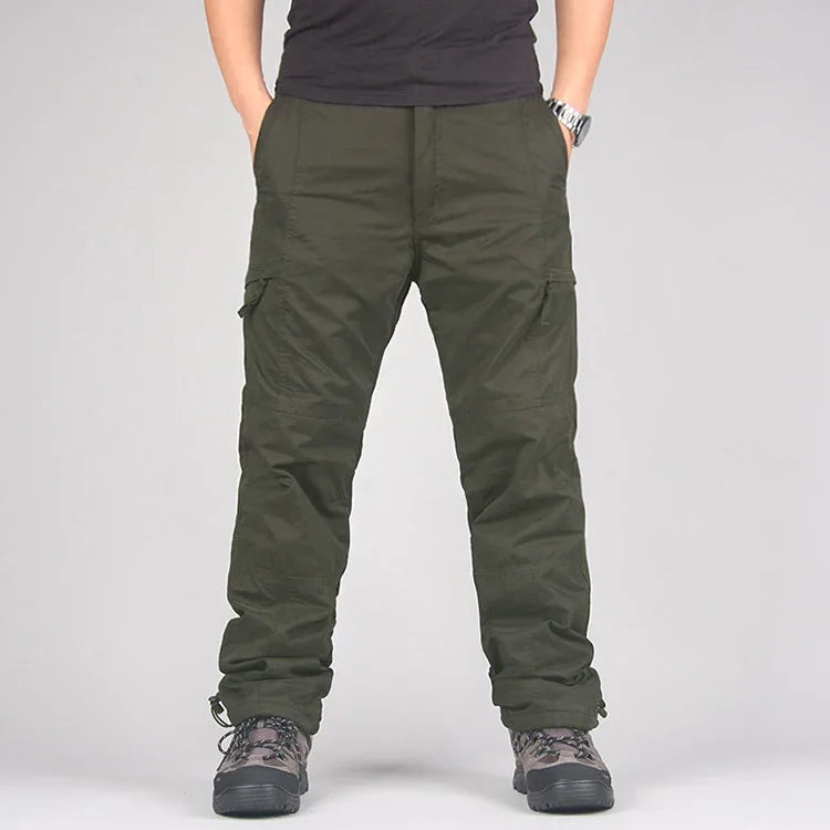 Men's Winter Thermal Cargo Joggers