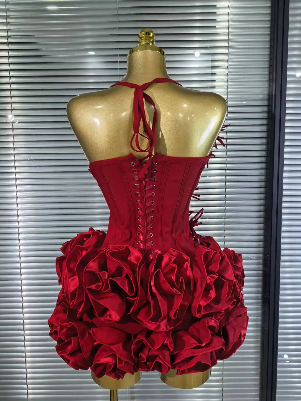 Women's Floral Bandage Mini Dress