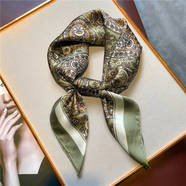 Women's Luxury Silk Square Scarf