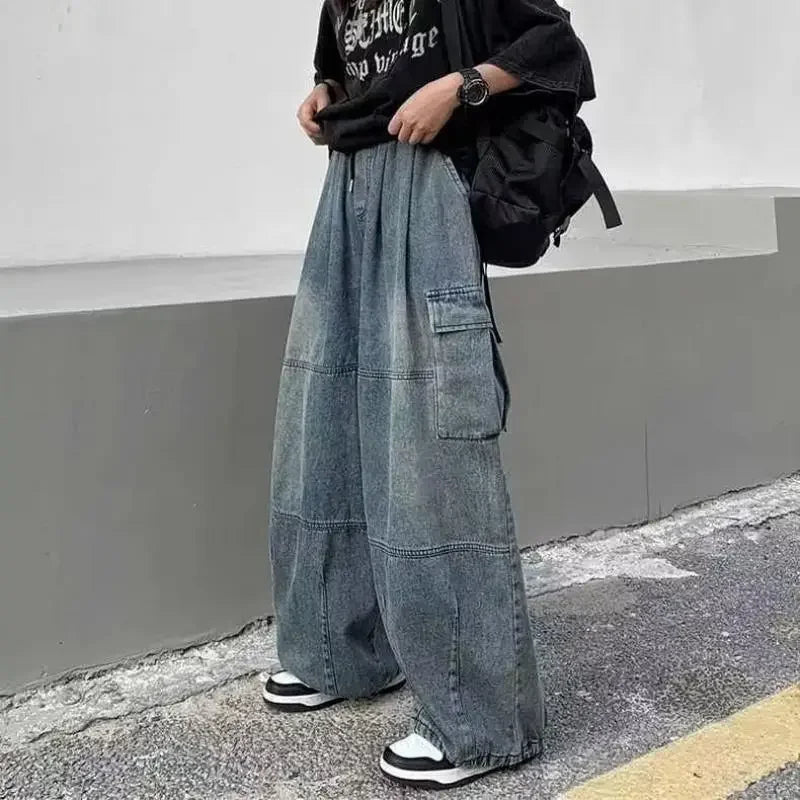 Unisex Baggy Wide Leg Jeans