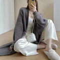Oversized, Warm, Open Front Winter Sweater Jacket