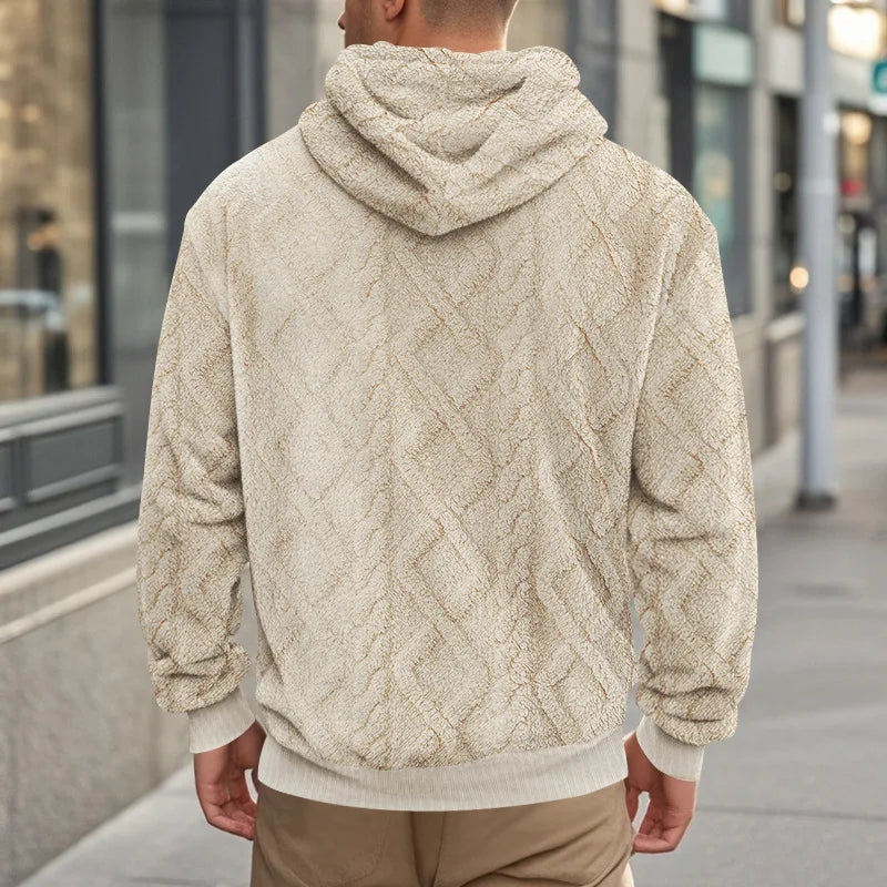 Men's Double-Sided Velvet Hoodie