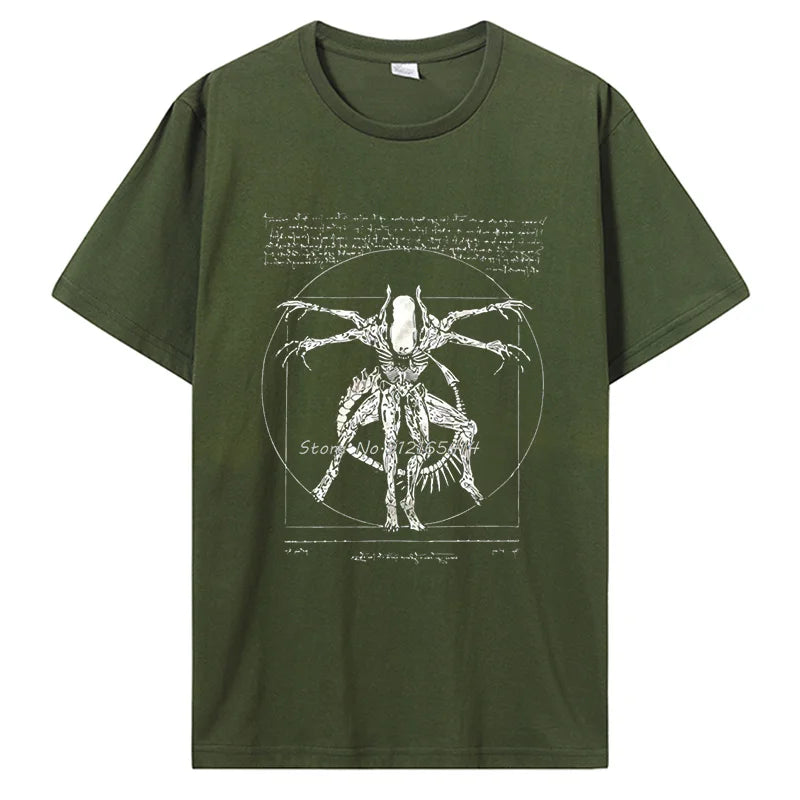 Men's Da Vinci Alien Graphic T-Shirt