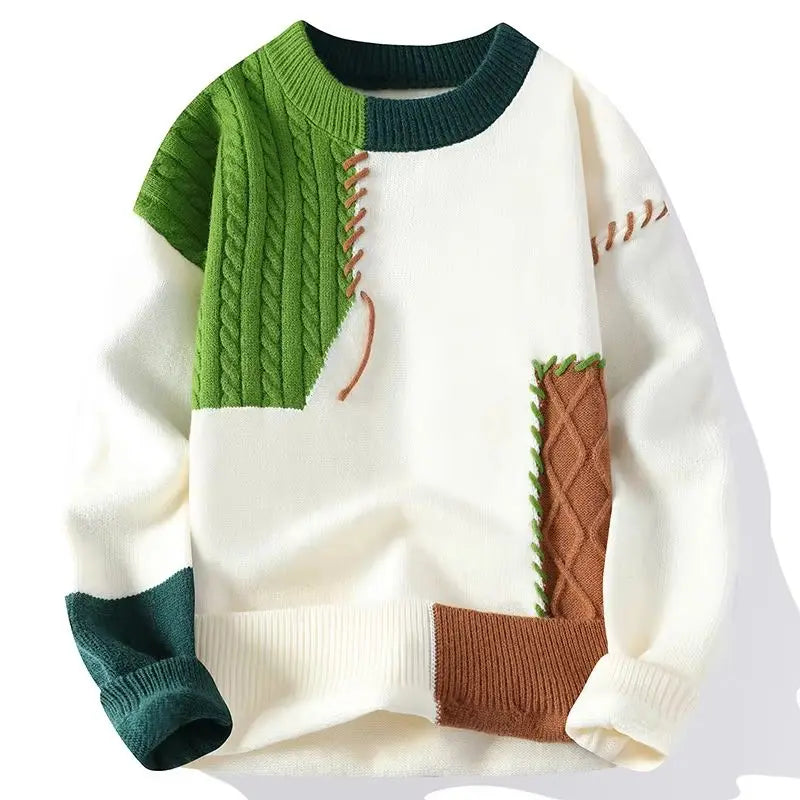 Men's Thick Knitted Sweater