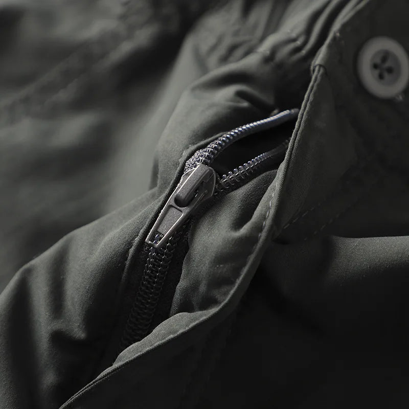 Men's Outdoor Hiking Pants – Fleece Lined, Windproof, Waterproof, Straight Leg