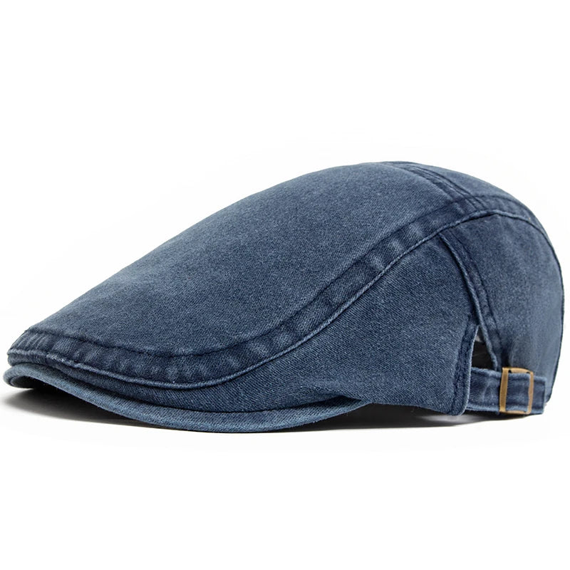 Unisex Vintage Cotton Beret