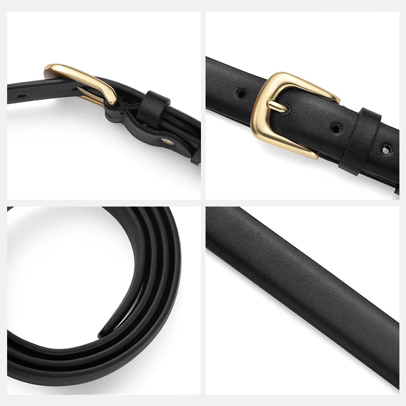 Women's Thin Pin Buckle Belt