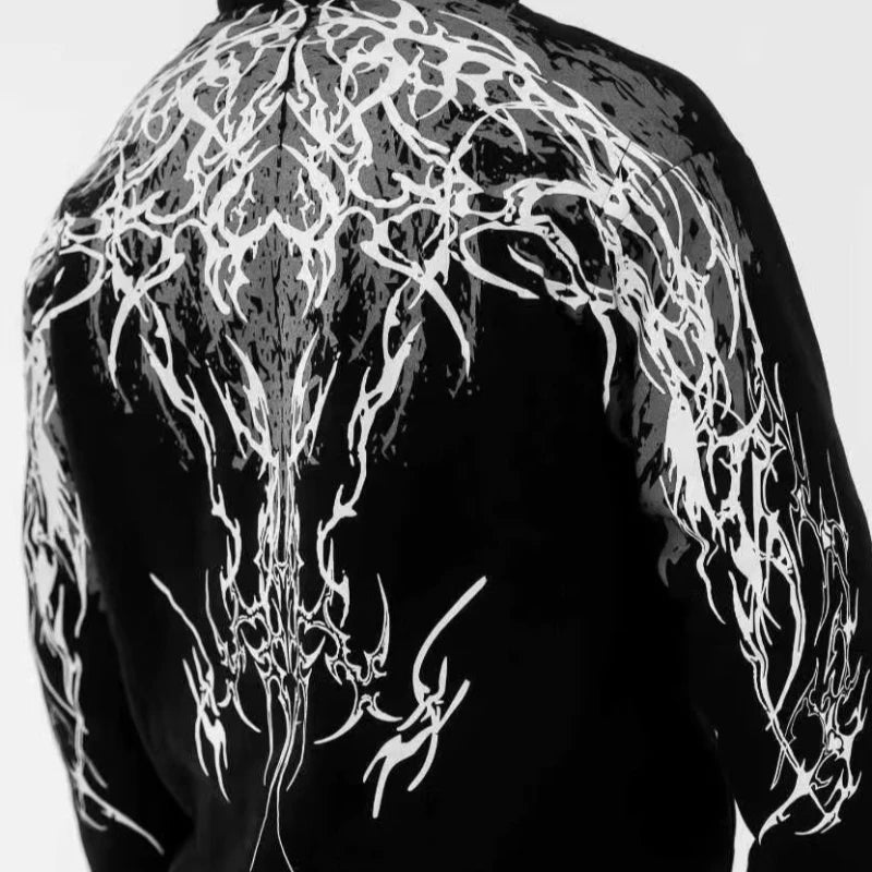 Luminous Graphic Oversized Hoodie