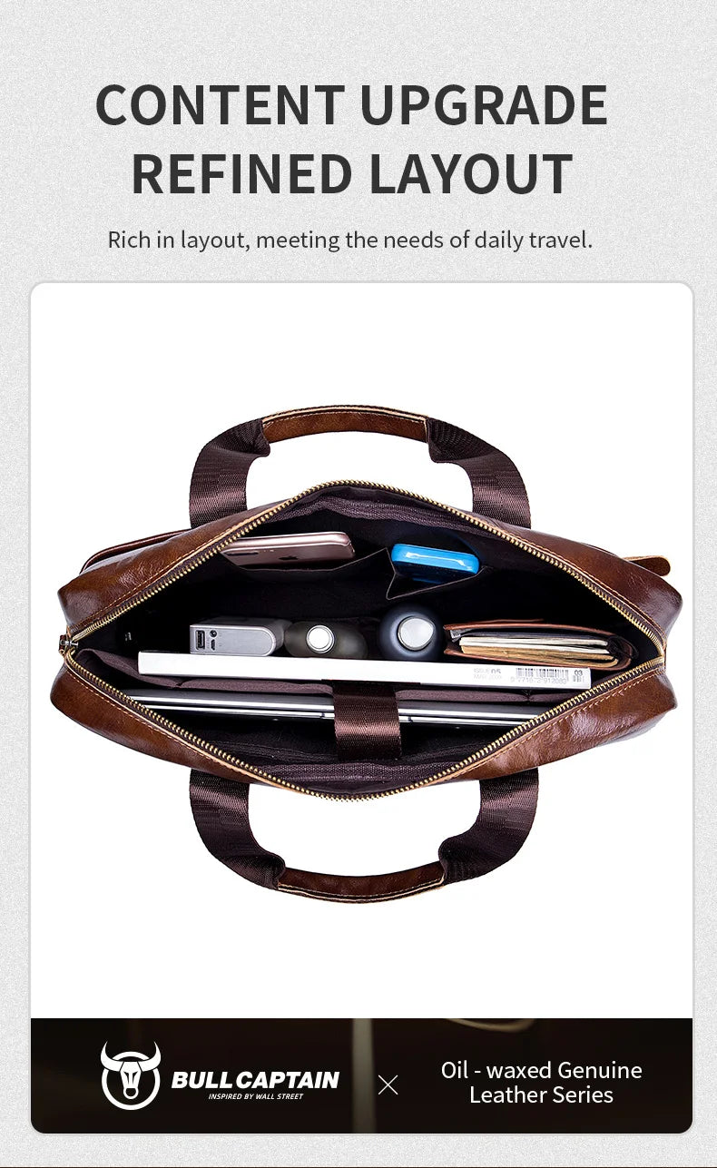 Men's Leather Work Handbag