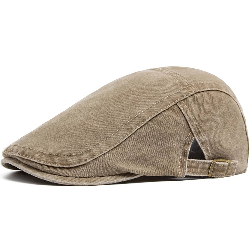 Unisex Vintage Cotton Beret