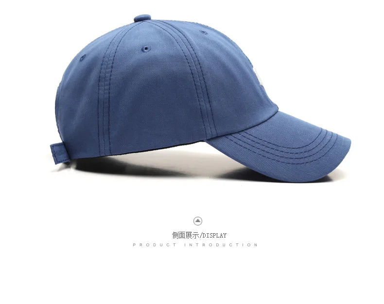 Unisex Embroidered Cotton Baseball Cap