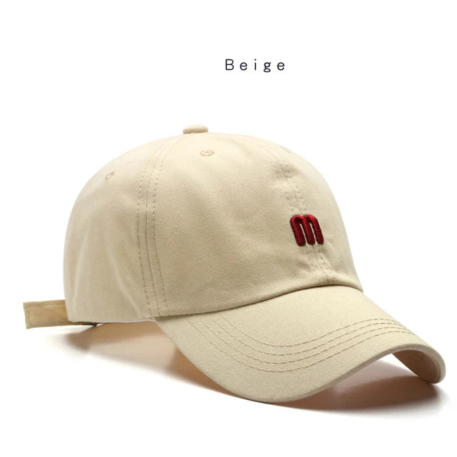 Unisex Embroidered Cotton Baseball Cap