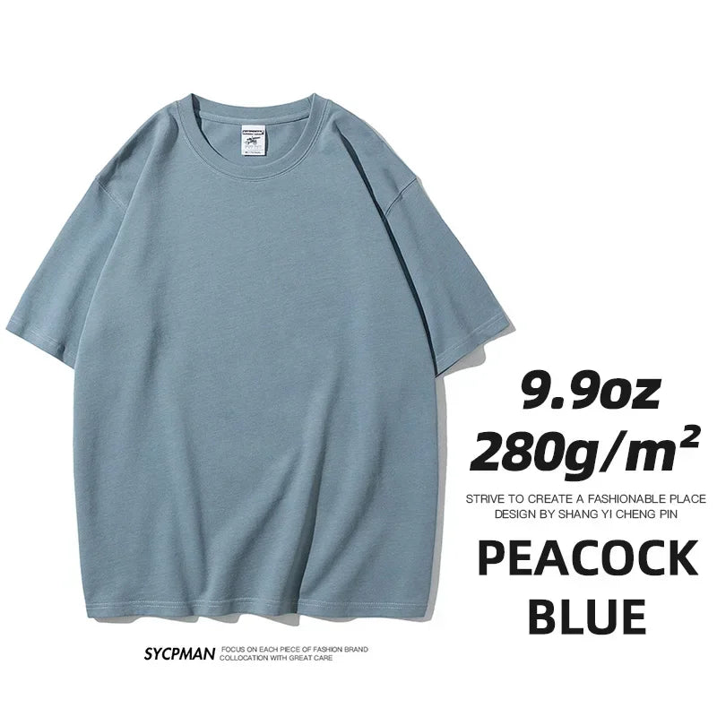 Men's Thick Cotton Short Sleeve Tee