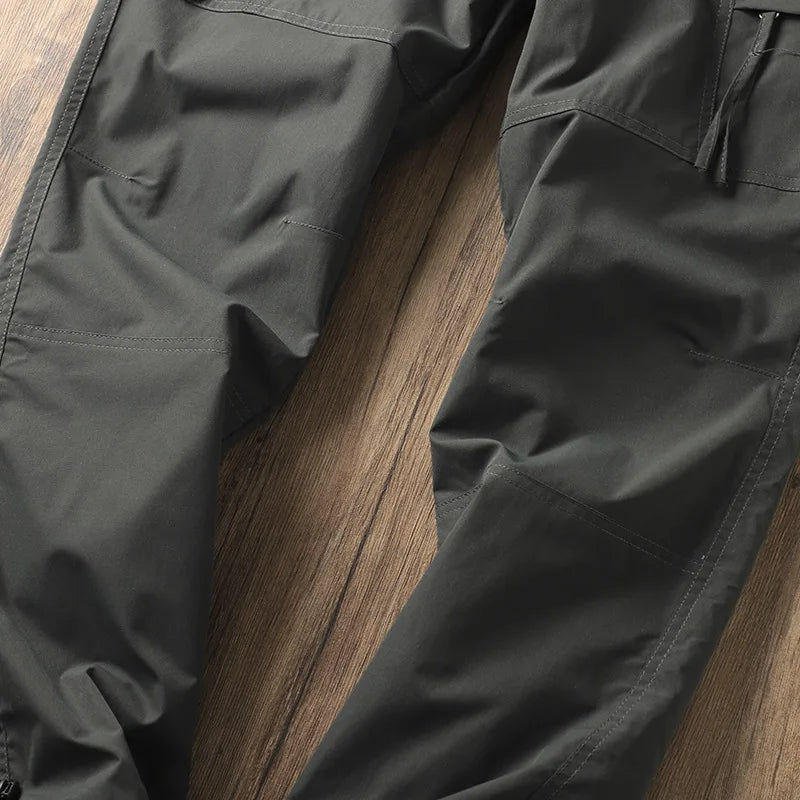 Men's Outdoor Hiking Pants – Fleece Lined, Windproof, Waterproof, Straight Leg