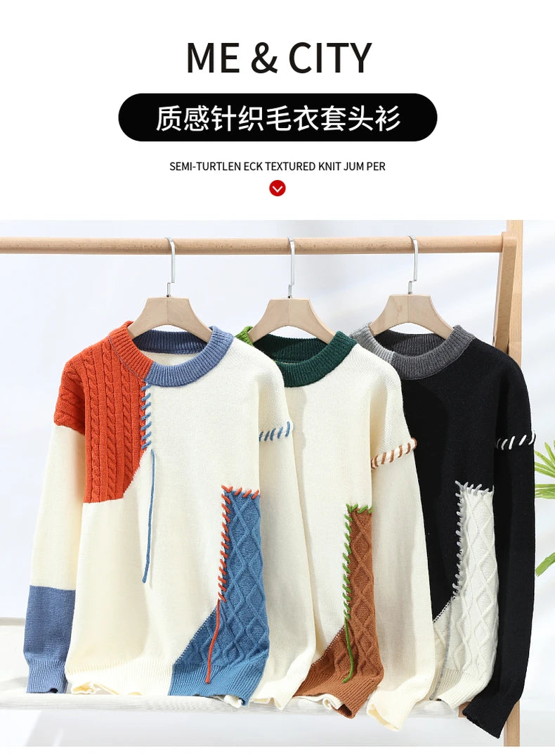 Men's Thick Knitted Sweater