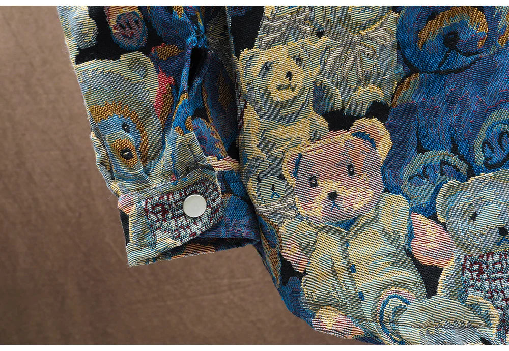 Men's Teddy Bear Jacquard Jacket
