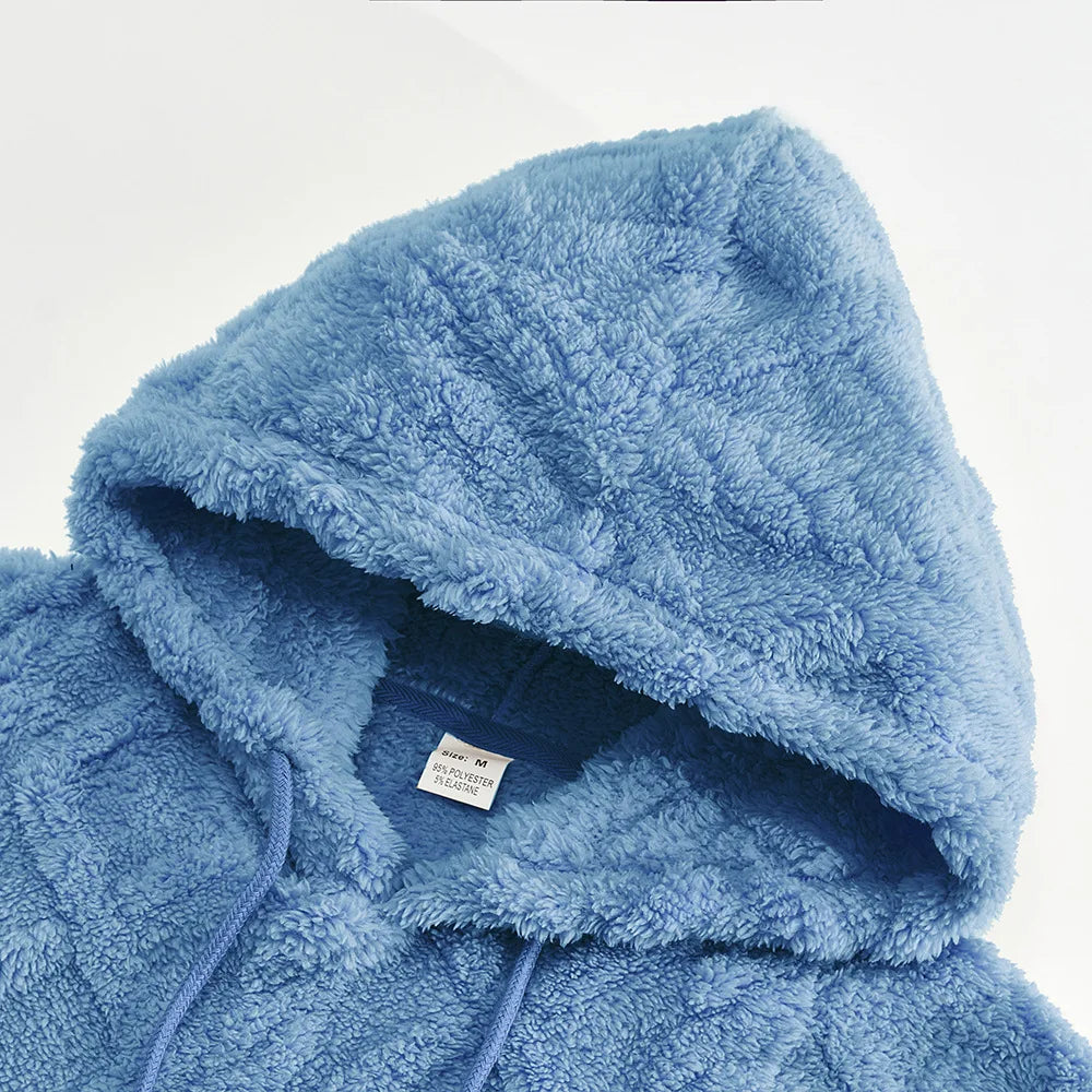 Men's Double-Sided Velvet Hoodie
