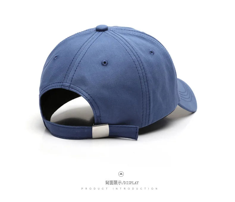 Unisex Embroidered Cotton Baseball Cap