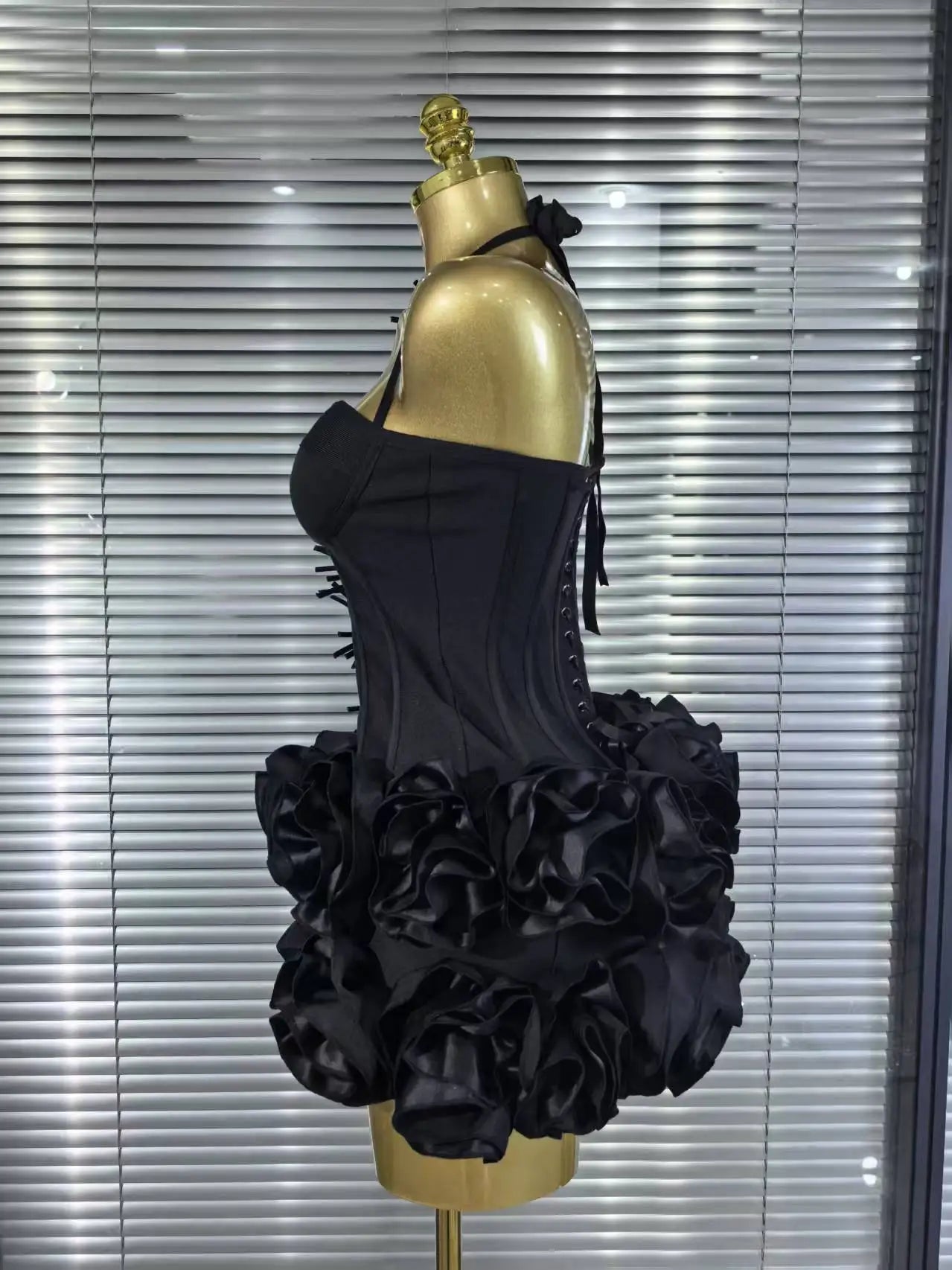Women's Floral Bandage Mini Dress
