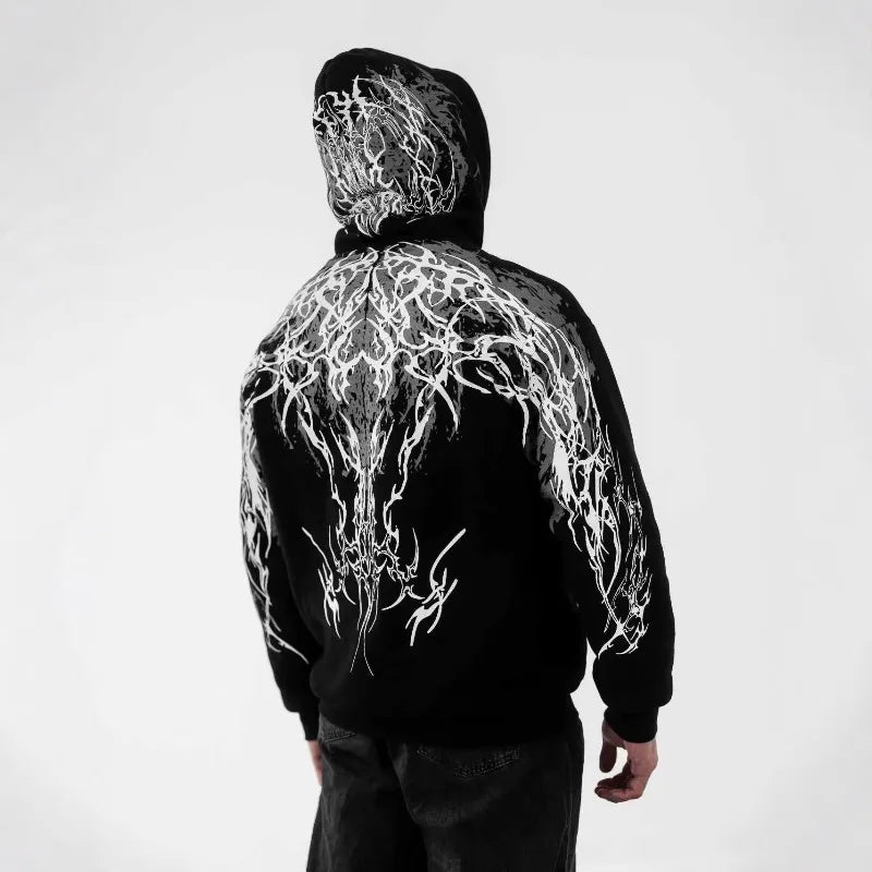 Luminous Graphic Oversized Hoodie