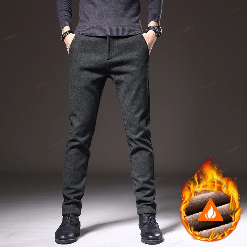 Men's Fleece-Lined Winter Pants