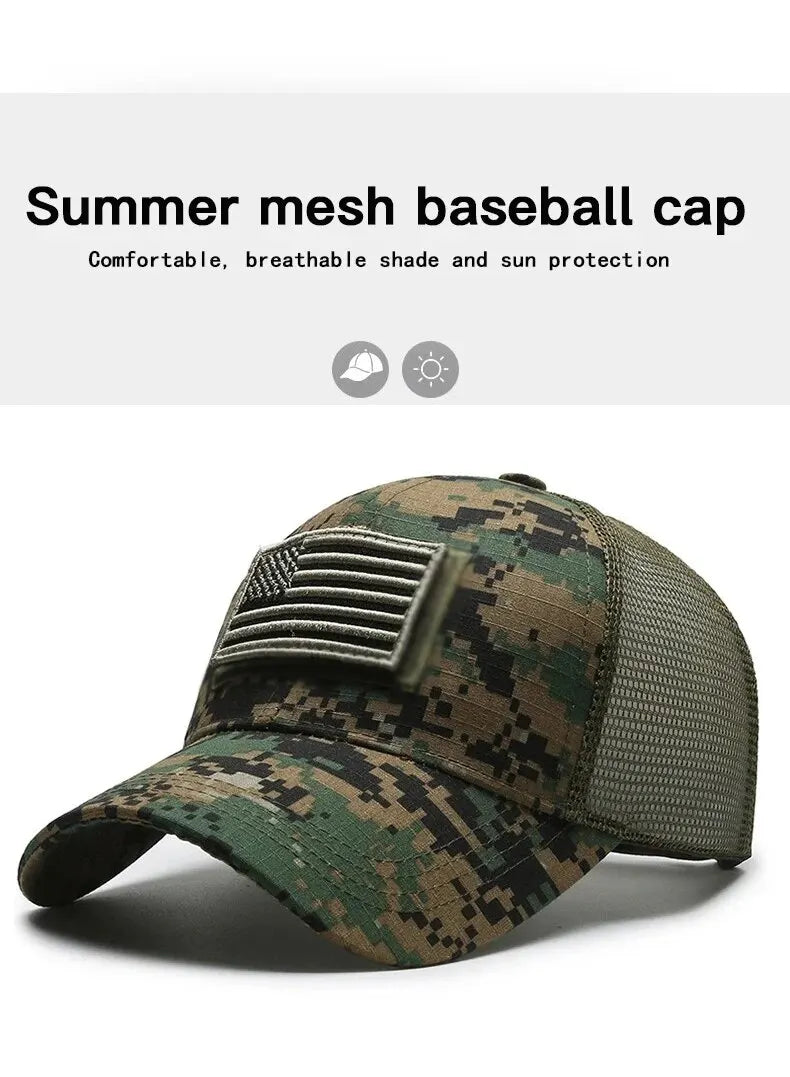 Unisex Breathable Mesh Baseball Cap