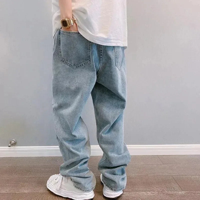 Men's Casual Baggy Denim Pants