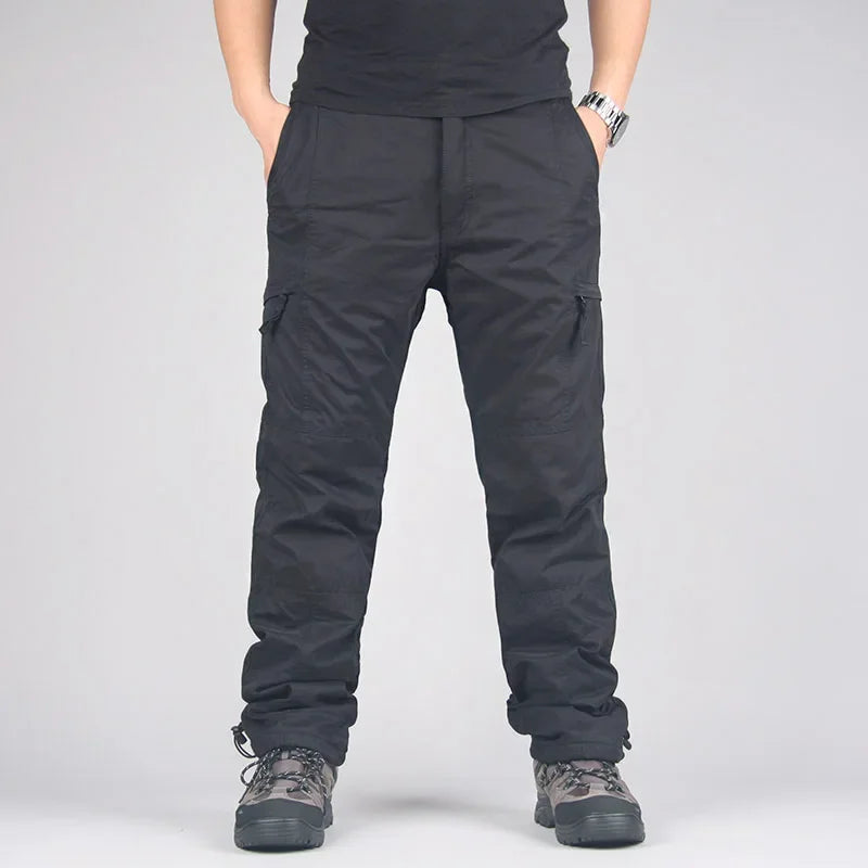 Men's Winter Thermal Cargo Joggers