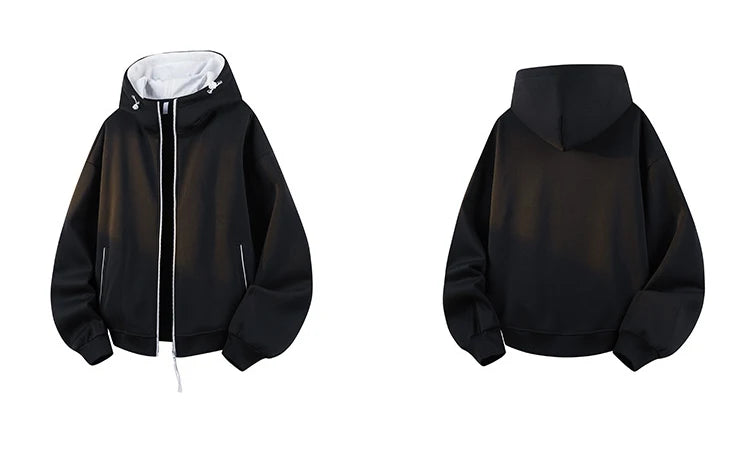 Premium Fleece Zip-Up Hoodie — Stay Warm in Style