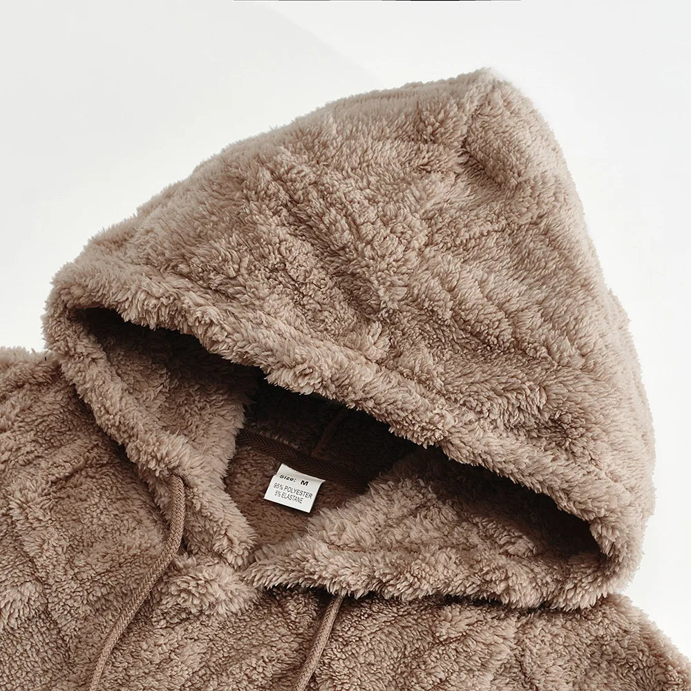 Men's Double-Sided Velvet Hoodie