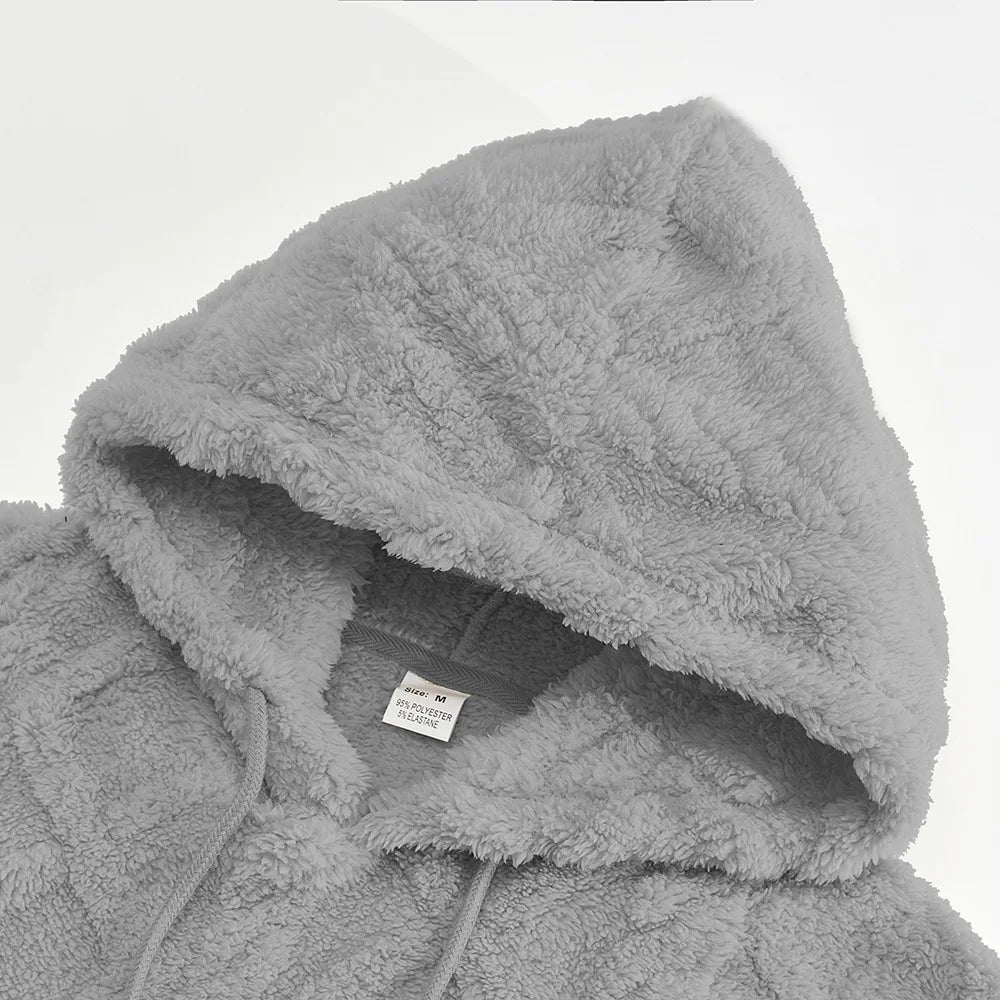 Men's Double-Sided Velvet Hoodie
