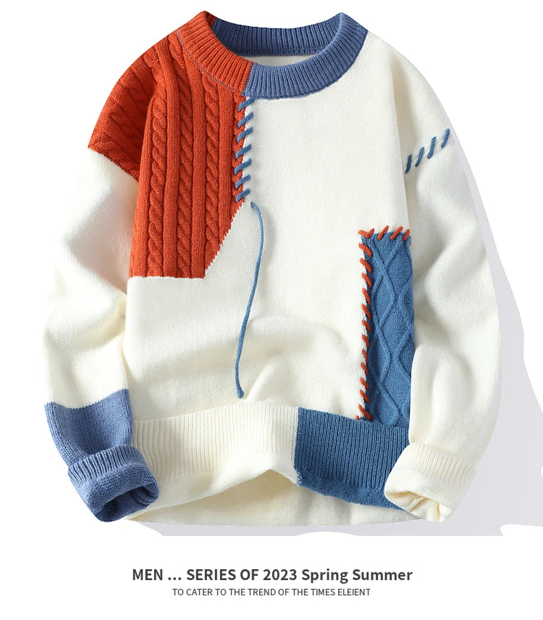 Men's Thick Knitted Sweater