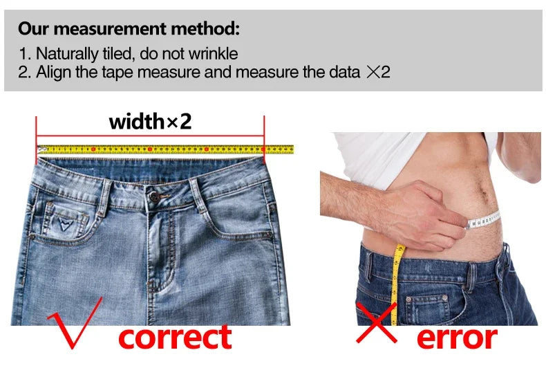 Men's Casual Baggy Denim Pants