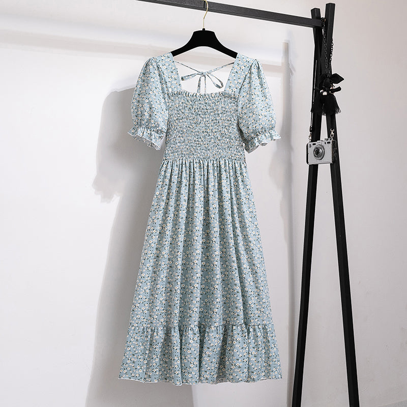 Women’s Pleated Chiffon Midi Dress