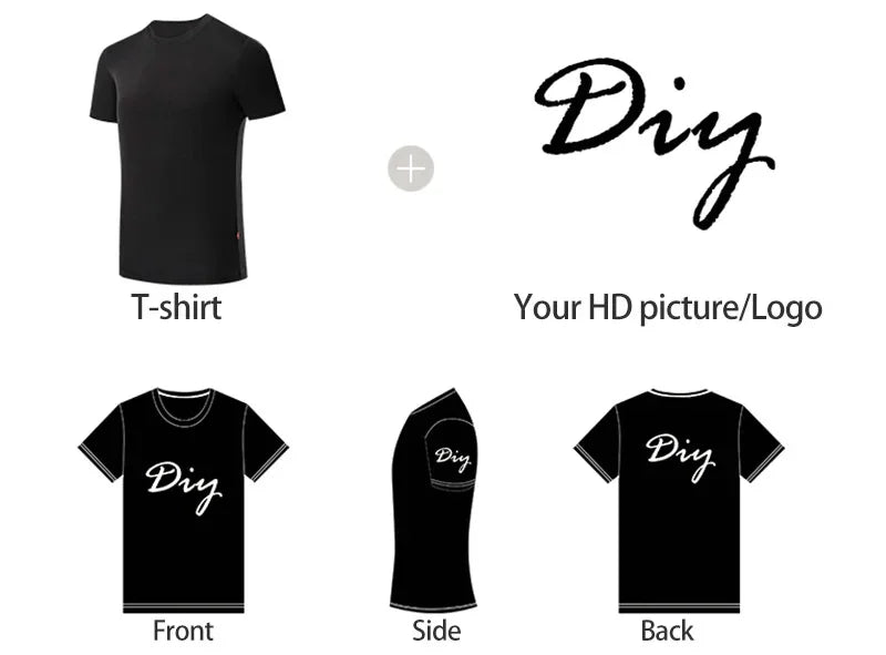 Men's & Women's Custom Printed Short Sleeve T-shirt