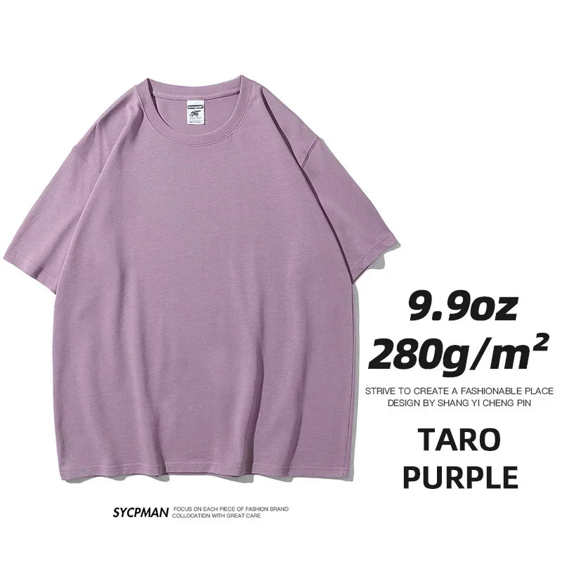 Men's Thick Cotton Short Sleeve Tee
