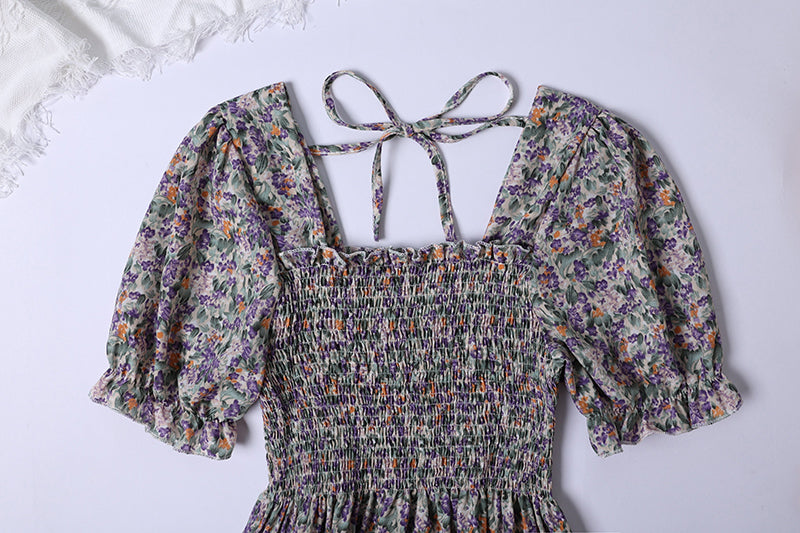Women’s Pleated Chiffon Midi Dress