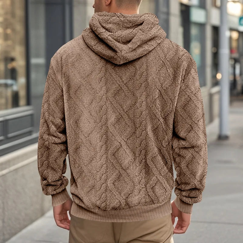Men's Double-Sided Velvet Hoodie