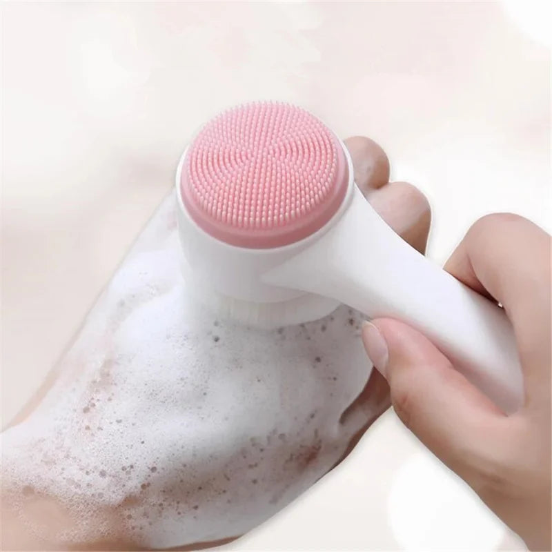 Manual Face Cleansing & Massage Brush