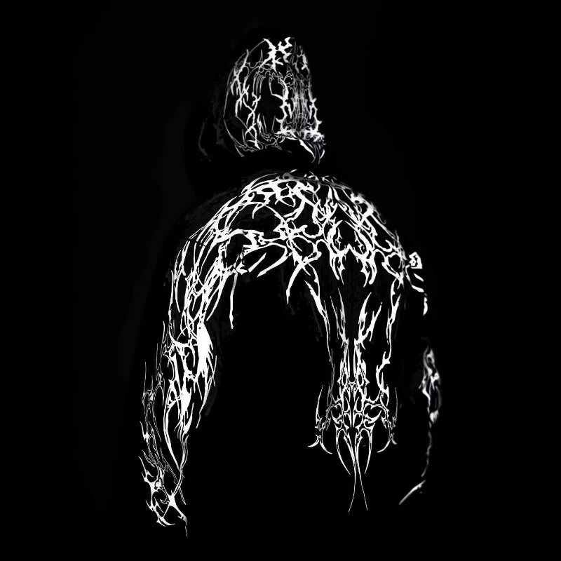 Luminous Graphic Oversized Hoodie