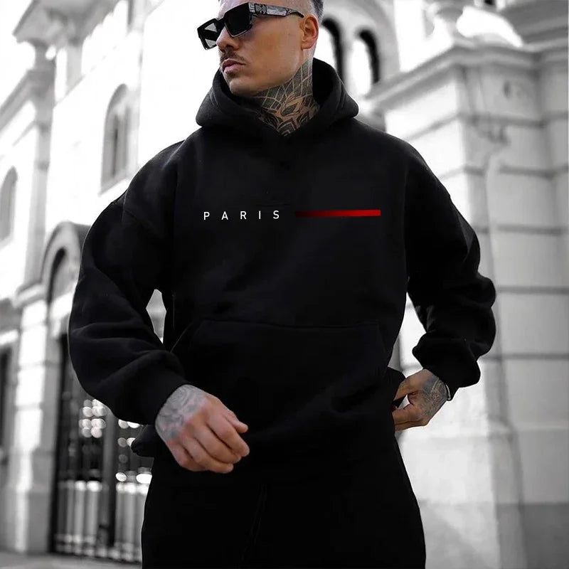 Men's Casual Hooded Sweatshirt – Comfortable Pullover Hoodie for Everyday Wear