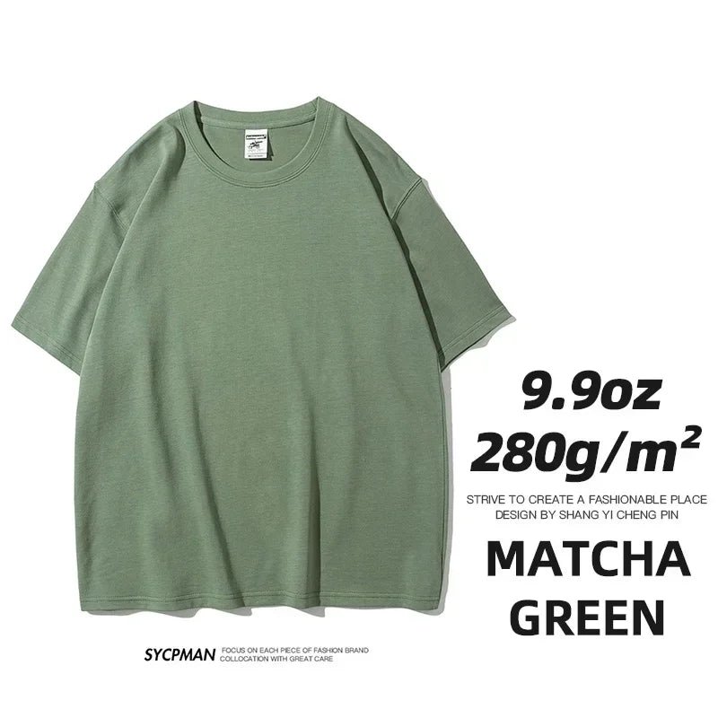 Men's Thick Cotton Short Sleeve Tee