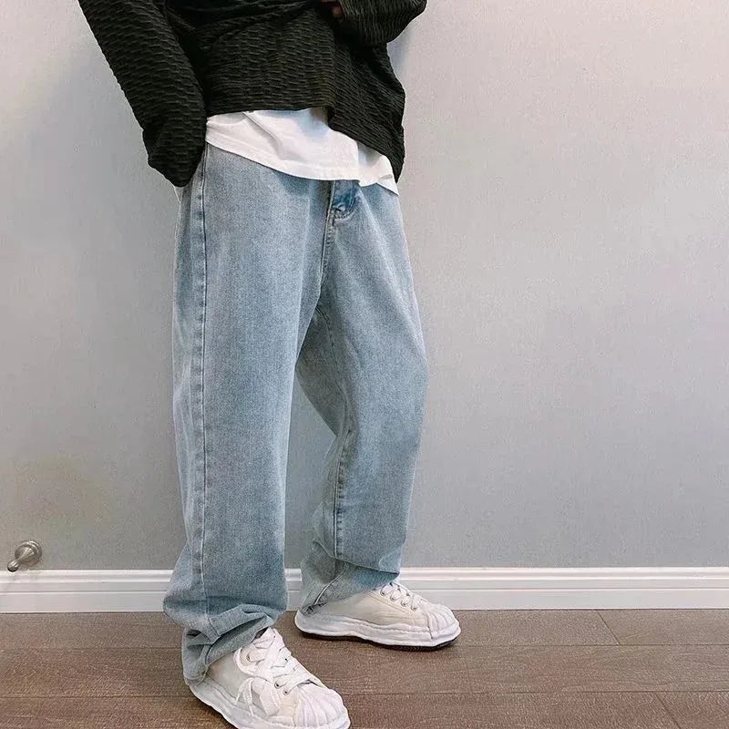 Men's Casual Baggy Denim Pants