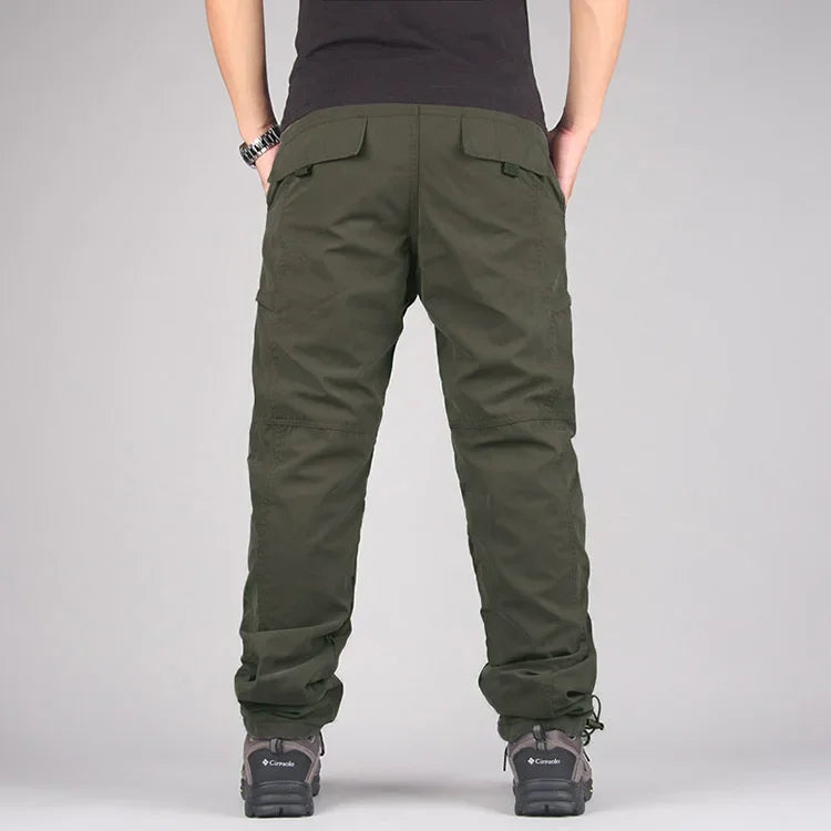 Men's Winter Thermal Cargo Joggers