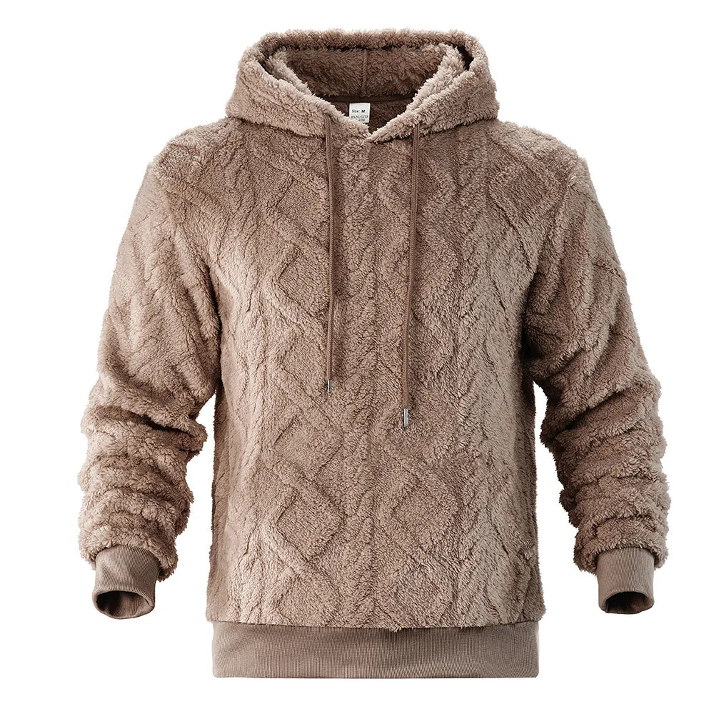 Men's Double-Sided Velvet Hoodie