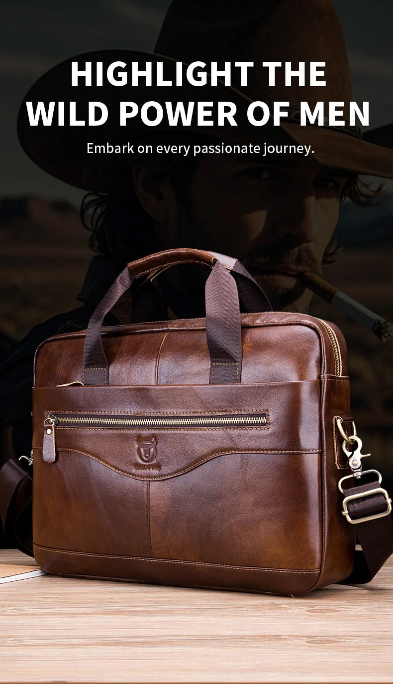 Men's Leather Work Handbag